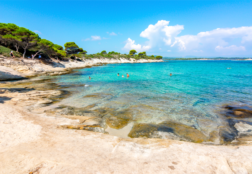 Karydi Beach in Halkidiki Swim in the Crystal Clear Water